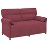 vidaXL Canap&eacute; 100% polyester, cadre en m&eacute;tal, MDF, Contreplaqu&eacute;