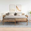 vidaXL Tables de chevet avec tiroir 2 pcs vieux bois 20x36x60 cm
