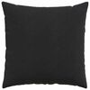 vidaXL Coussins de canapé 2 pcs Noir 80 x 80 cm