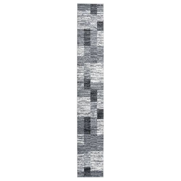 vidaXL Tapis BCF Gris 60x400 cm