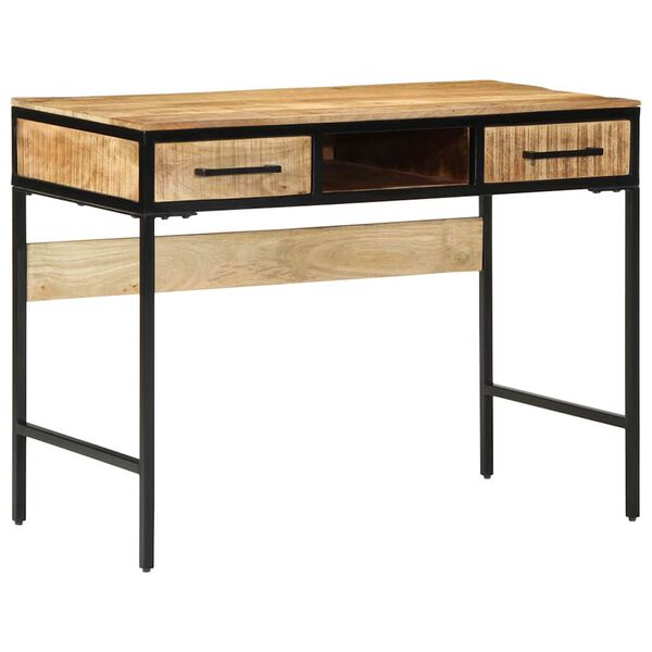 vidaXL Bureau d'écriture Marron 100 x 50 x 75 cm Bois de mangue massif