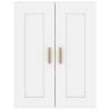 vidaXL Armoire murale blanc 69,5x32,5x90 cm bois d'ing&eacute;nierie