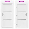 vidaXL Porte Frontale Blanc 98 x 208 cm PVC