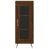 vidaXL Buffet Ch&ecirc;ne marron 34,5x34x90 cm Bois d'ing&eacute;nierie