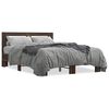 vidaXL Cadre de lit sans matelas ch&ecirc;ne marron 120x200 cm