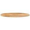 vidaXL Dessus de table 80x40x3,8 cm ovale bois massif de manguier