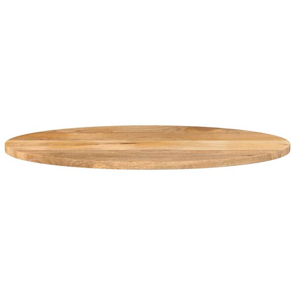 vidaXL Dessus de table 80x40x3,8 cm ovale bois massif de manguier