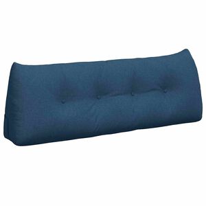 vidaXL Coussin de Dos Bleu 140 x 24 x 50 cm tissu