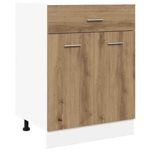 vidaXL Armoire &agrave; tiroirs "Lyon" Ch&ecirc;ne artisanal 60 x 46 x 81,5 cm Bois d'ing&eacute;nierie