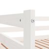 vidaXL Lit coulissant sans matelas blanc 80x200 cm