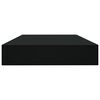 vidaXL Panneaux de biblioth&egrave;que 4 pcs Noir 100x10x1,5 cm Agglom&eacute;r&eacute;
