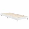 vidaXL Cadre de lit sans matelas blanc brillant 75x190 cm