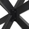 vidaXL Pied de table basse en forme d'araign&eacute;e, anthracite, 98 x 58 x (42-43) cm, acier