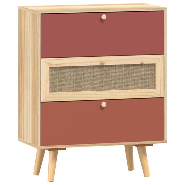 vidaXL Buffet avec tiroirs 60x30x75 cm bois d'ing&eacute;nierie