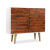 vidaXL Buffet Bois d'acacia massif 90x33,5x83 cm