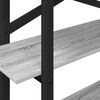vidaXL &Eacute;tag&egrave;re Gris Sonoma 100 x 33,5 x 102 cm Bois d'ing&eacute;nierie