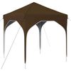 vidaXL Tente de f&ecirc;te pop-up 194 x 194 x 245 cm Taupe