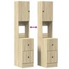 vidaXL Armoire de cuisine ch&ecirc;ne sonoma 35x50x180 cm bois d'ing&eacute;nierie