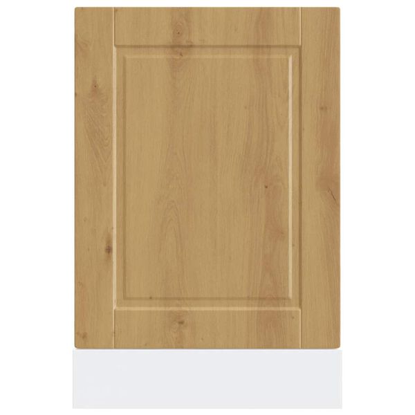 vidaXL Panneau de lave-vaisselle Porto chêne artisanal 45x1,5x67 cm