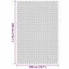 vidaXL Tapis de tente Anthracite 300 x 200 cm Polyester