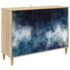 vidaXL Buffet RAALTE Sonoma 102 x 33 x 75 cm Bois d'ing&eacute;nierie