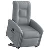 vidaXL Fauteuil inclinable Gris clair Tissu