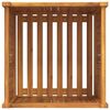 vidaXL Jardini&egrave;re avec doublure 50x50x50 cm bois massif d'acacia