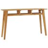 vidaXL Table console 120x35x75 cm Bois de teck massif