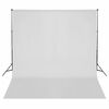 vidaXL Kit de studio photo avec &eacute;clairage toile de fond et r&eacute;flecteur