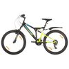 vidaXL V&eacute;lo de montagne 21 vitesses roue de 26 pouces 49 cm noir
