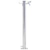 vidaXL Colonne &agrave; eau de jardin 40 cm acier inoxydable rond