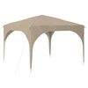vidaXL Tente de f&ecirc;te pop-up 290 x 290 x 245 cm Cr&egrave;me