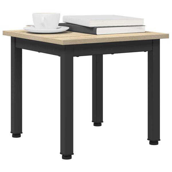 vidaXL Table basse Sonoma 40 x 40 x 36 cm Bois d'ing&eacute;nierie