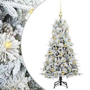 vidaXL Sapin de No&euml;l Artificiel &agrave; Branches Articul&eacute;es Blanc 120 cm