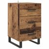 vidaXL Cabinet de chevet Bois Ancien 40 x 40 x 66 cm Bois d'ing&eacute;nierie