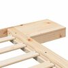 vidaXL Cadre de lit Marron 150 x 200 cm bois