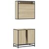 vidaXL Ensemble de meubles de salle de bain 2 pcs chêne sonoma