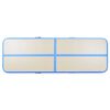 vidaXL Tapis gonflable de gymnastique avec pompe 400x100x10cm PVC Bleu