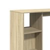 vidaXL Table de bar avec &eacute;tag&egrave;re ch&ecirc;ne sonoma bois d'ing&eacute;nierie