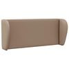 vidaXL Oreille de t&ecirc;te de lit Tan 40 x 23 x 6 cm PVC