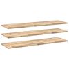 vidaXL &Eacute;tag&egrave;res flottantes 3 pcs 160x40x2 cm acacia massif non trait&eacute;