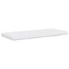 vidaXL Matelas en mousse blanc 100x220 cm 7 zones dureté 20 ILD