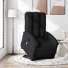 vidaXL Fauteuil de massage inclinable Noir Tissu