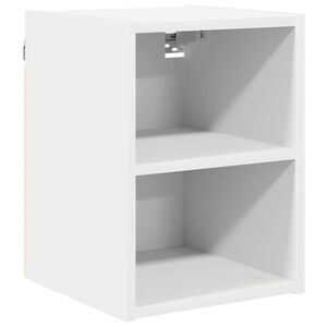 vidaXL Armoire suspendue Blanc 30 x 29,5 x 40 cm Bois d'ing&eacute;nierie