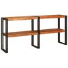 vidaXL Table console Marron 160 x 33 x 75 cm Bois d'Acacia Massif