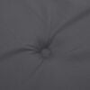 vidaXL Coussin de banc de jardin anthracite 100x50x4 cm tissu oxford