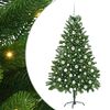 vidaXL Sapin de Noël avec 300 LED avec support Vert 180 cm PE