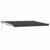 vidaXL Auvent r&eacute;tractable &eacute;lectrique Anthracite 5 x 3 m