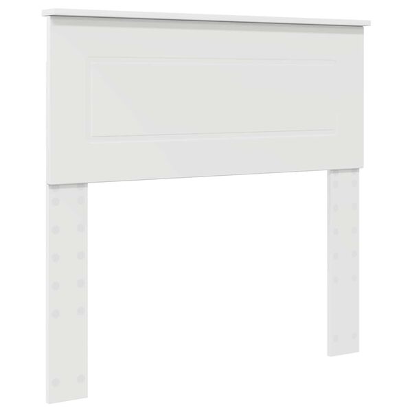 vidaXL T&ecirc;te de lit Blanc 90 cm Bois d'ing&eacute;nierie