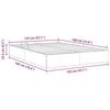 vidaXL Lit de Rangement avec matelas Gris clair 135 x 190 cm tissu